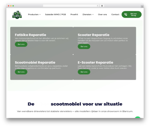 Breakdance WordPress plugin - scooterup.nl