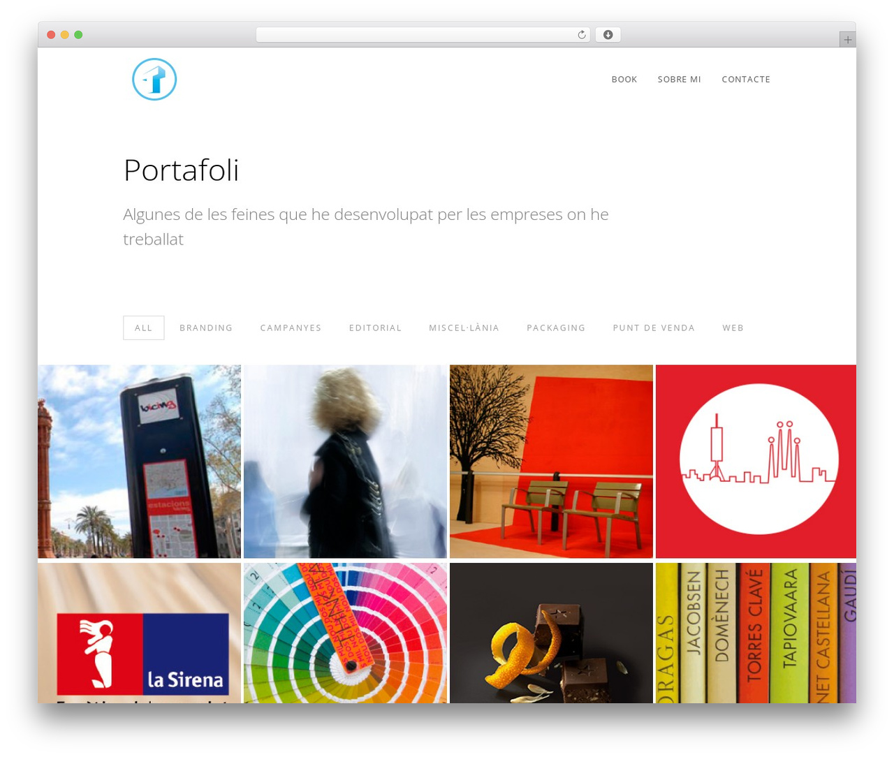 GridStack WordPress page theme - tonillado.com