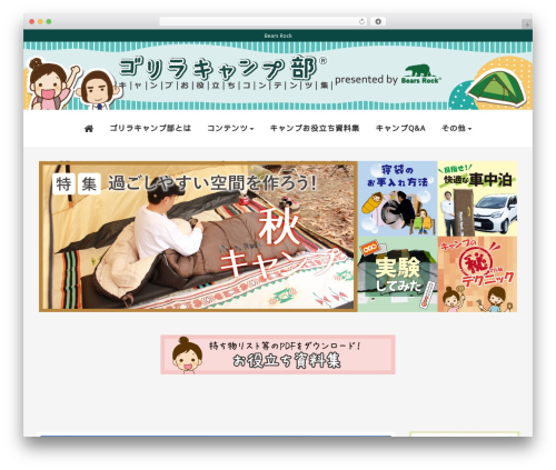 LIQUID INSIGHT theme WordPress - gorillacamp-club.com