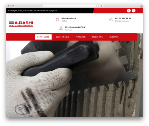 Oitech WordPress theme - a-gashi.ch