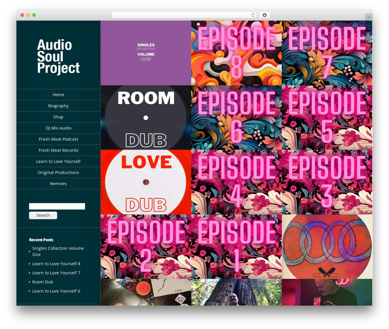 Origin theme WordPress - audiosoulproject.com