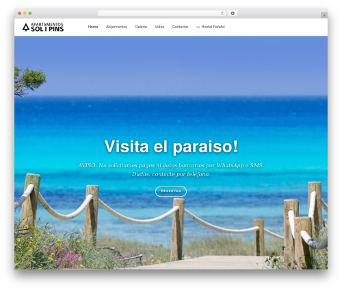 Terschelling WordPress theme - solipinsformentera.com
