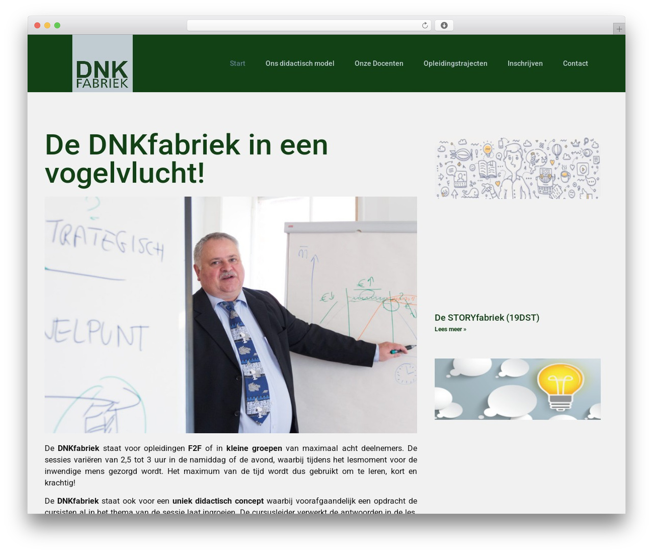 Theme WordPress Hello Elementor - dedenkfabriek.be