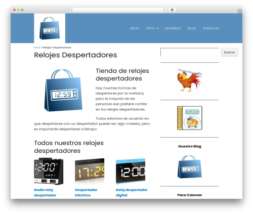 Rap WordPress plugin - relojesdespertadores.com