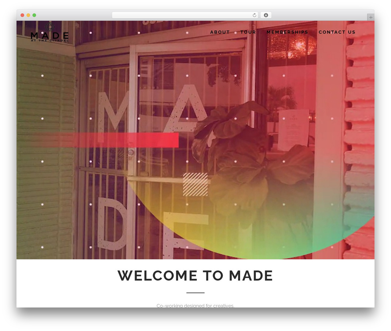 WordPress theme Bridge - madeatthecitadel.com