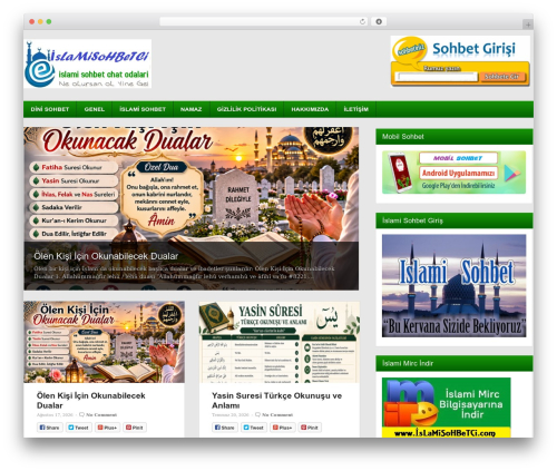 WordPress theme Combomag - islamisohbetci.com