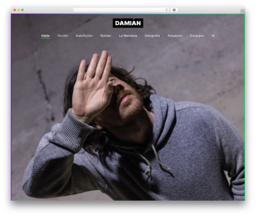 WordPress theme Damian - damiansrodriguez.com