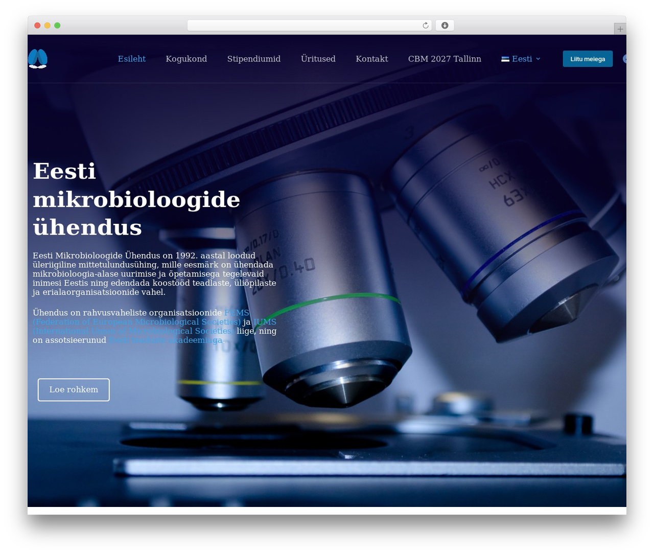 Blocksy WordPress theme - estmikro.org