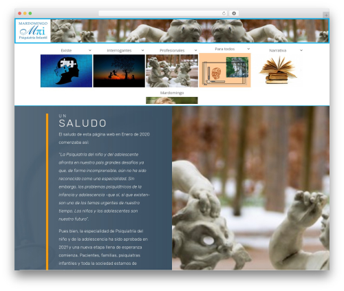 Divi WordPress theme - mardomingopsiquiatriainfantil.es