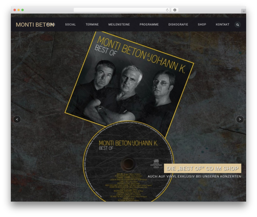 JamSession WordPress page theme - montibeton.com