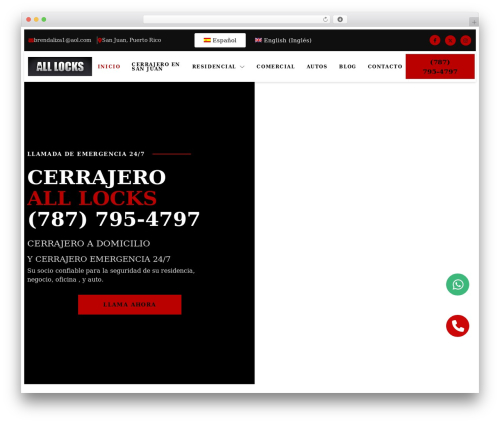 Keyman WordPress theme - cerrajeroalllocks.com