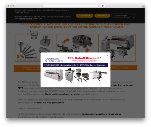 Woocommerce variations table WordPress plugin - euracryl.com