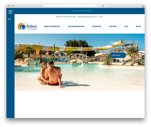 Plune WordPress theme - eden-villages.com