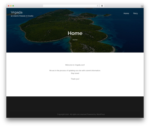 Profisme WordPress theme - vrgada.com
