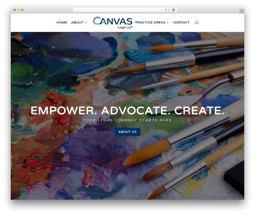 Theme WordPress Divi - canvaslegal.ca