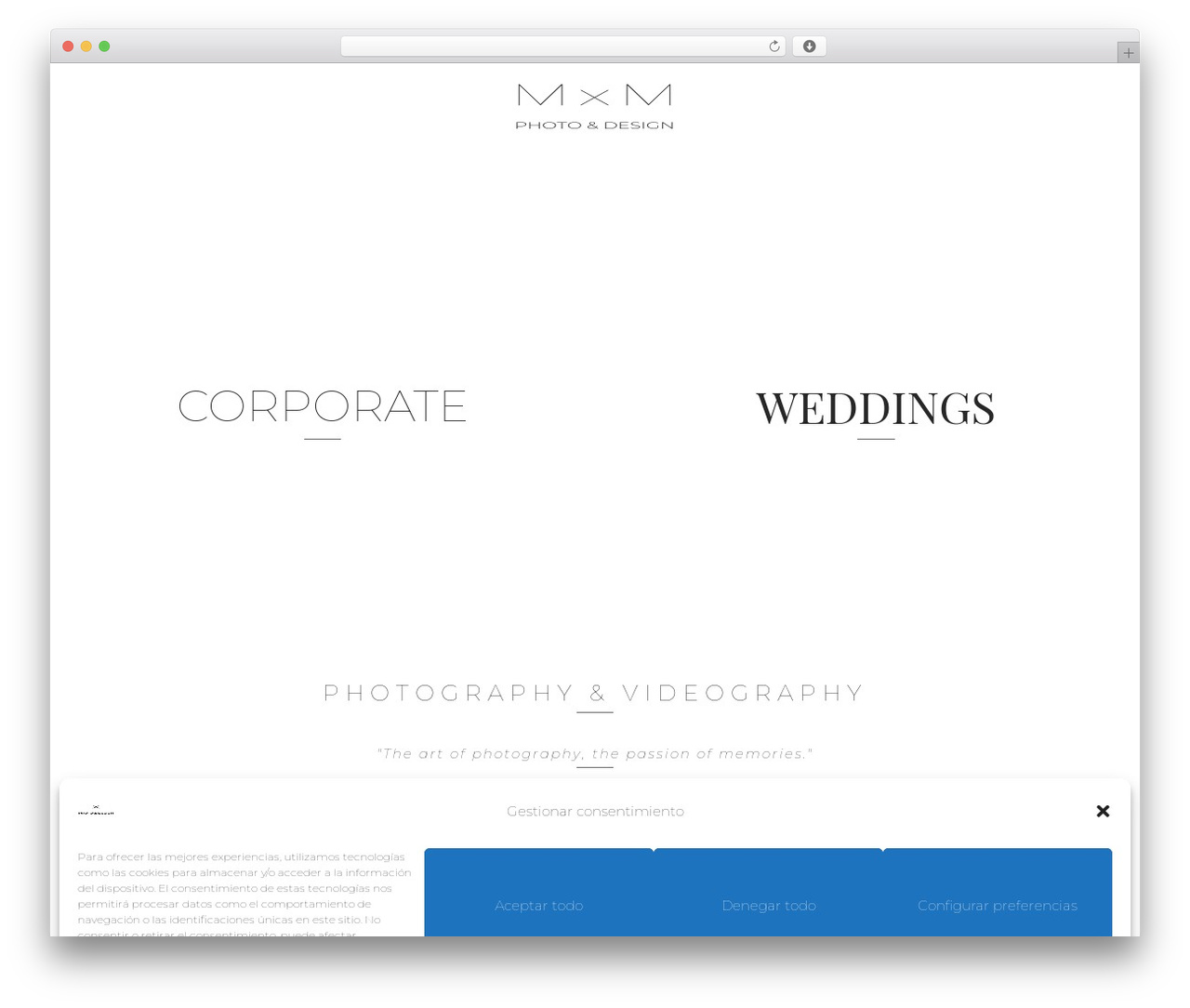Themify Basic WordPress theme image - mxm-photodesign.com