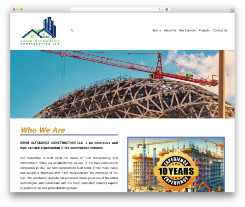 Visualmentor theme WordPress - satconstructionuae.com