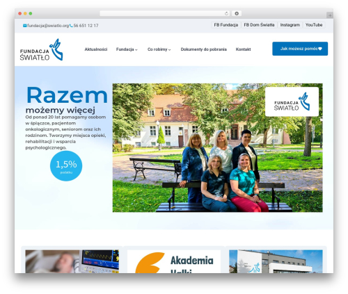 WordPress theme DONIT - fundacja.swiatlo.org