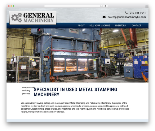 Your Web Layout WordPress theme - generalmachineryllc.com