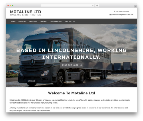 Customify WordPress theme - motalineltd.co.uk