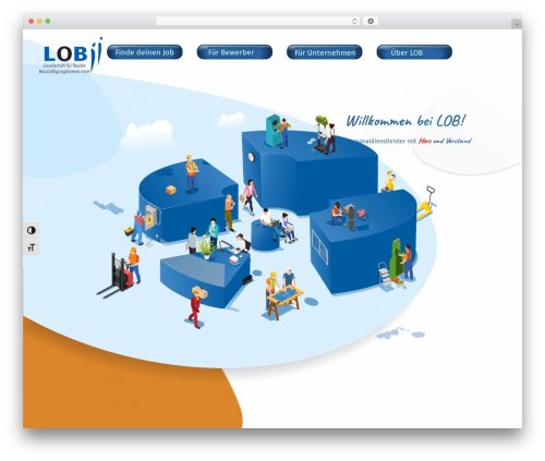 Zvoove recruit jobboard WordPress plugin - lob-personal.de