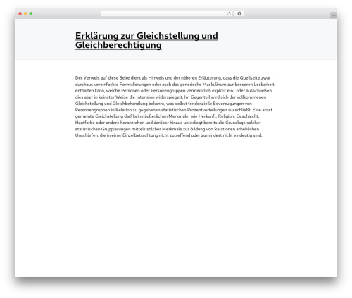 newcss WordPress theme - gleichstellungserklaerung.info