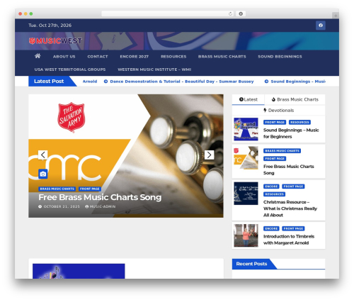 Newsup Pro WordPress news theme - usamusicwest.org