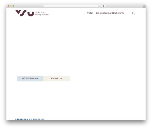 susdk WordPress theme - voldsomudtryksform.dk