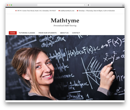 WordPress theme Radcliffe 2 - WordPress.com - mathtyme.com
