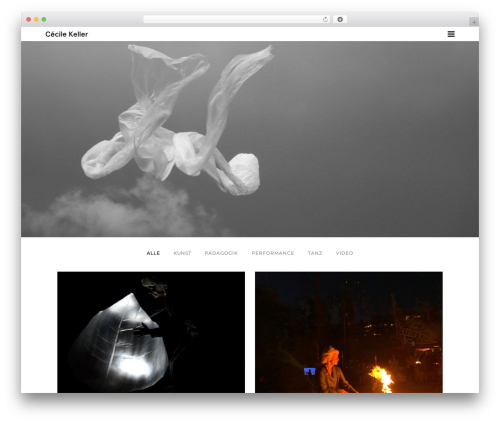 WordPress theme Zenit - cecilekeller.ch