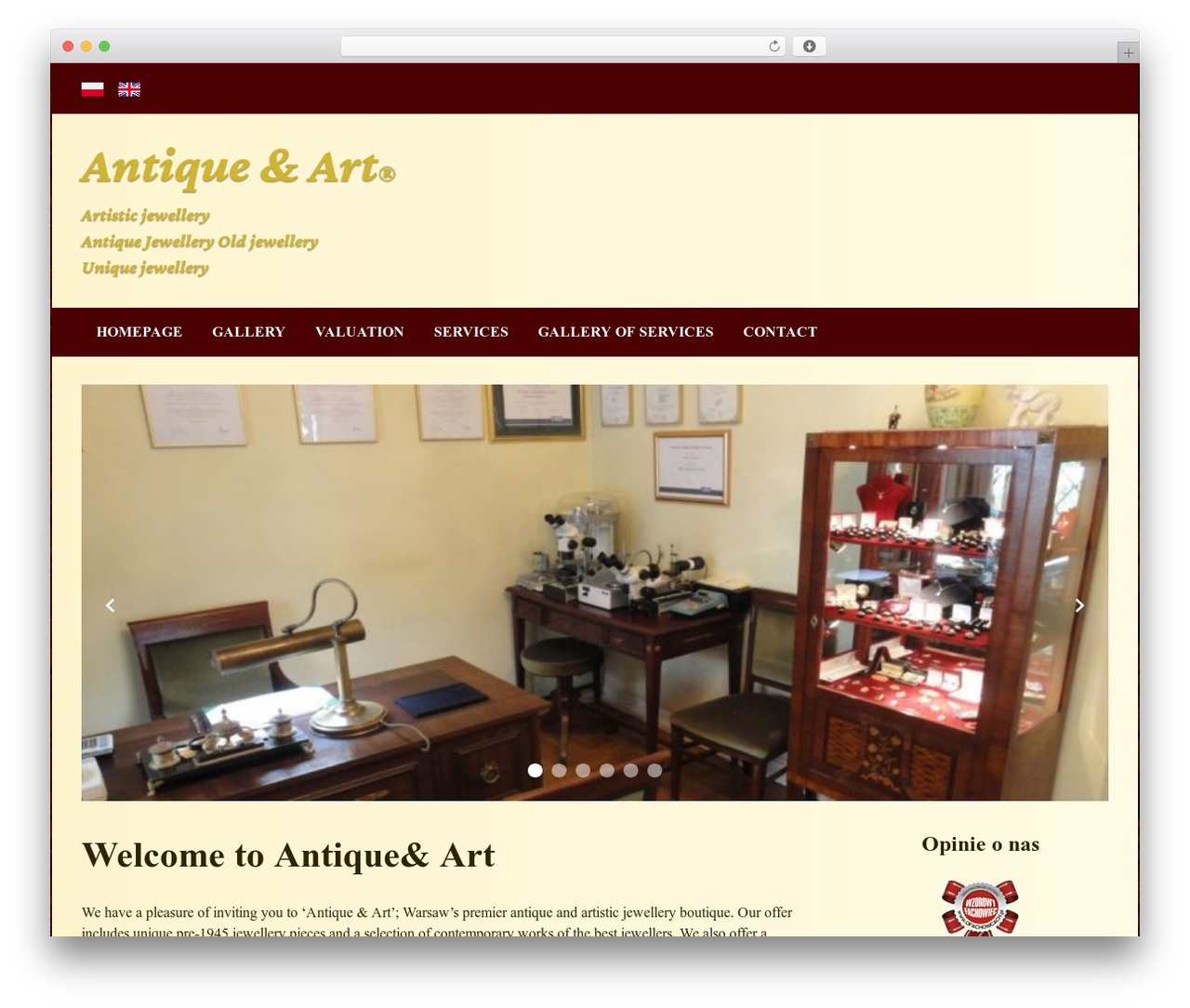 WordPress theme aa_theme - antique-art.com.pl