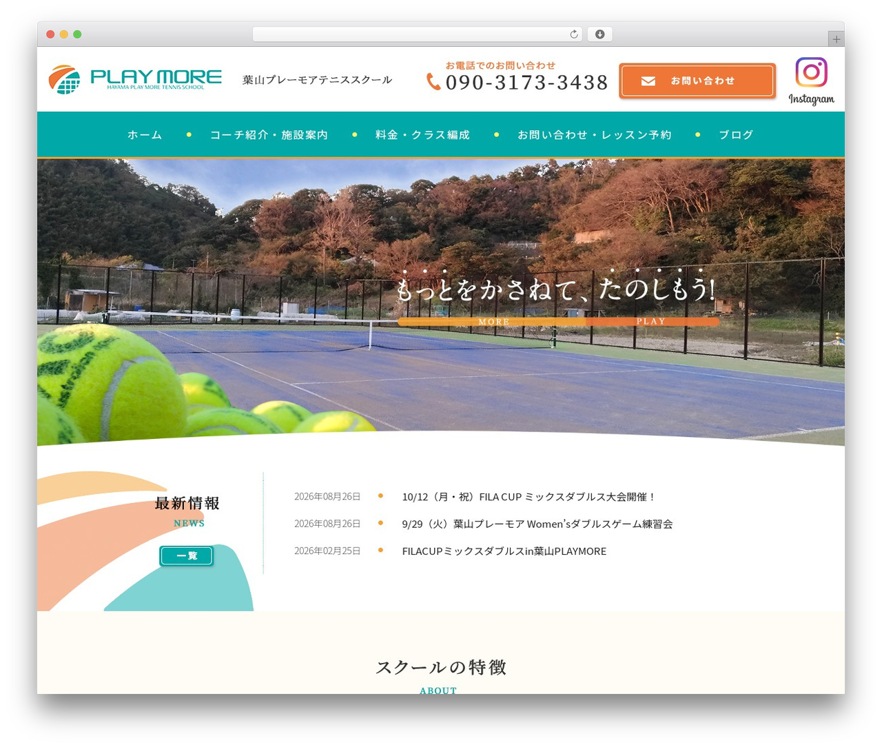 WordPress theme Generic Child - playmore-tennis.com