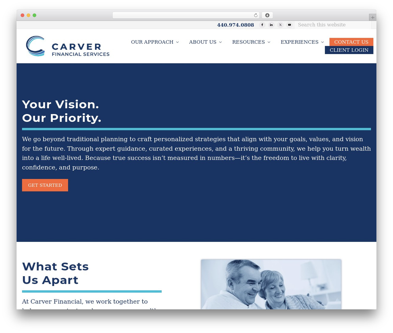 WordPress theme Genesis - carverfinancialservices.com