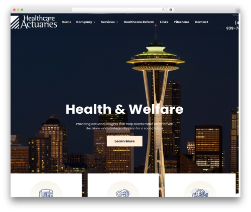 Themesflat core WordPress plugin - healthcareactuaries.com