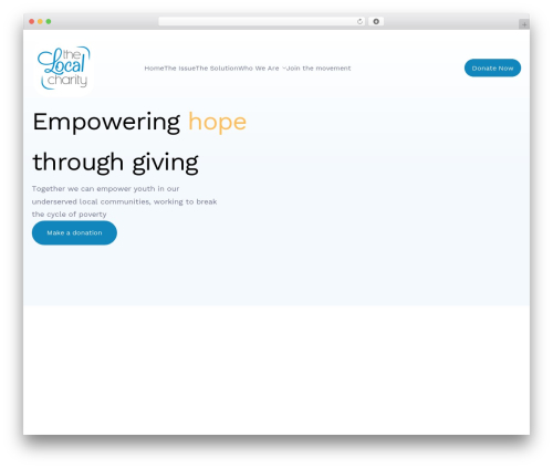Unero vc addons WordPress plugin - thelocalcharity.com