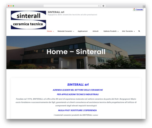 Business Capital business WordPress theme - sinterall.com