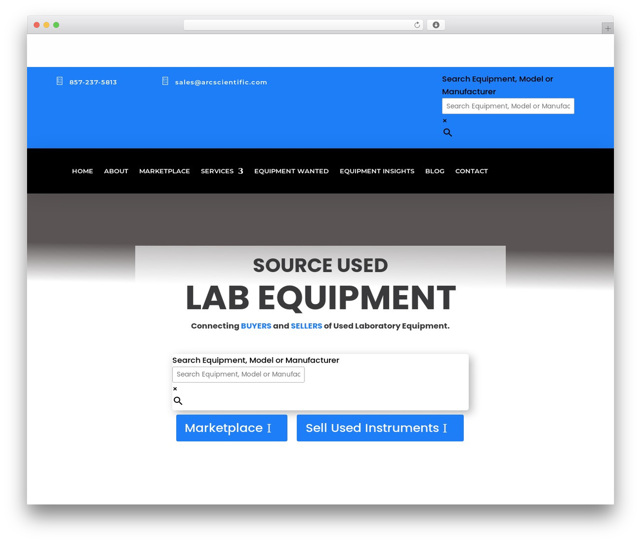 Cortex WP theme - arcscientific.com