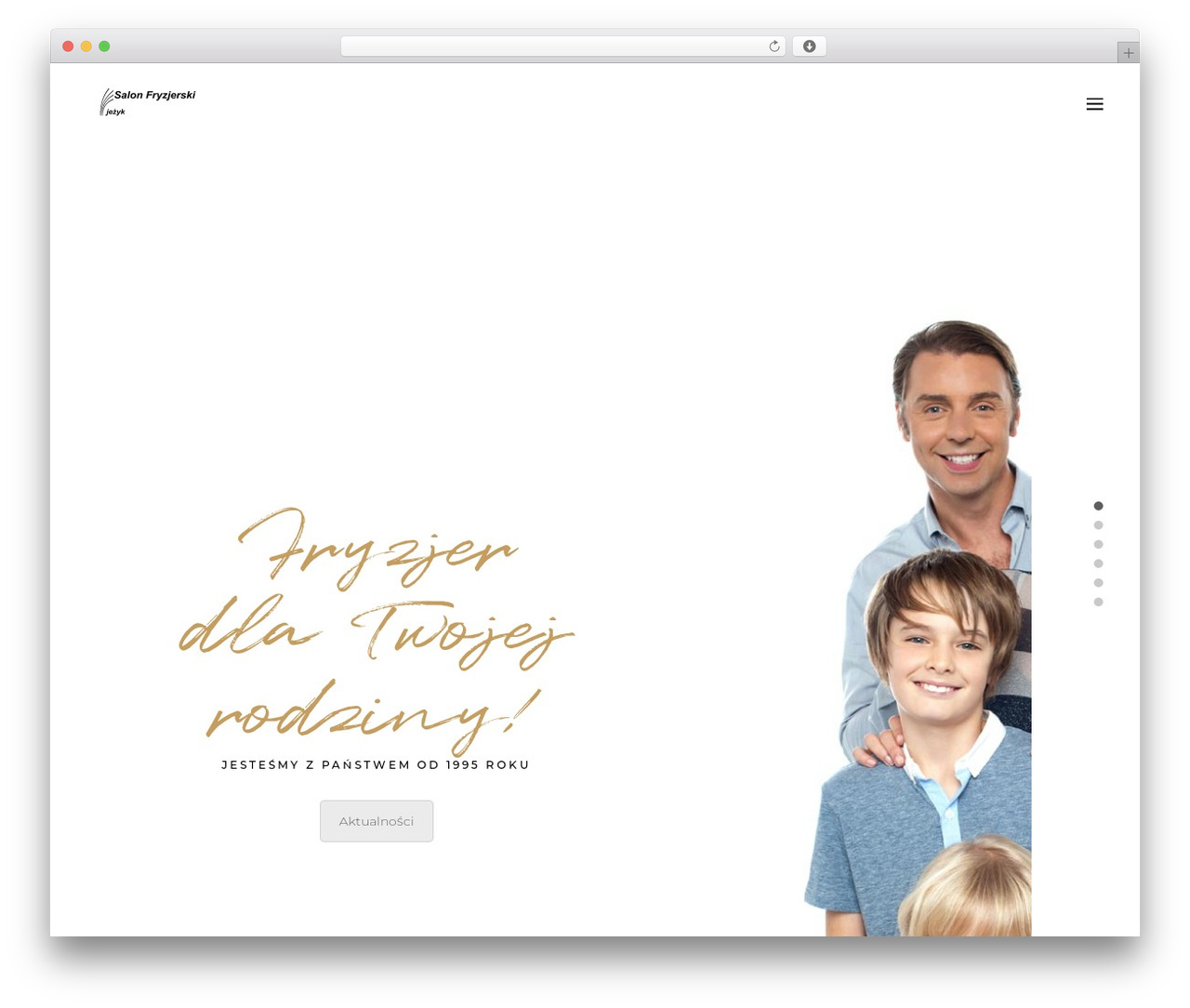 Curly WordPress theme - fryzjer-jezyk.opole.pl