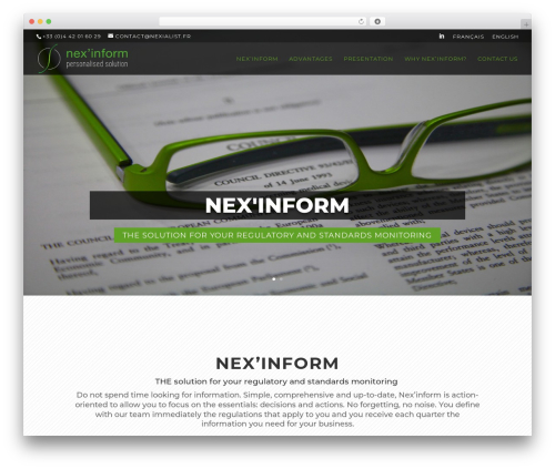 Divi theme WordPress - nexinform.fr