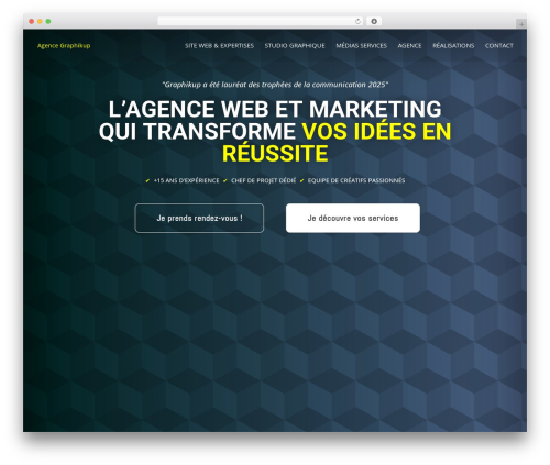 Divi theme WordPress - www.graphikup.com