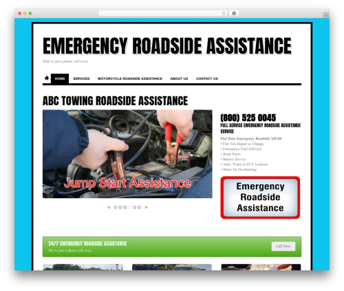 Funki WordPress theme - emergency-roadsideassistance.com