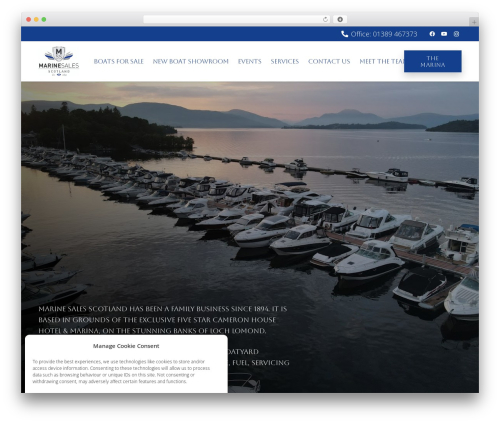 Impreza WordPress theme - marinesalesscotland.com