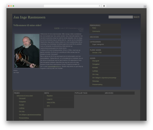 Midnight-Blue-Plus WordPress theme - janingerasmussen.com