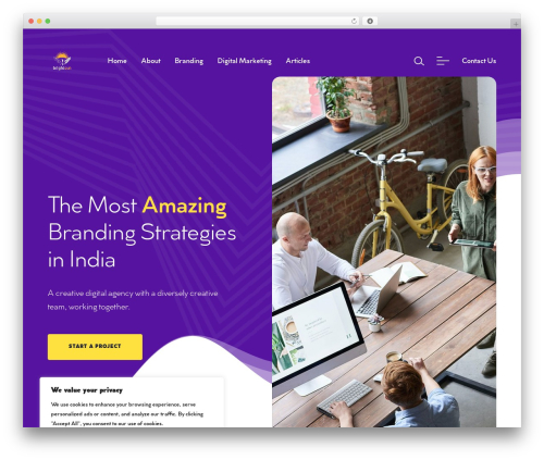 Obour WordPress theme - brightsunseo.com