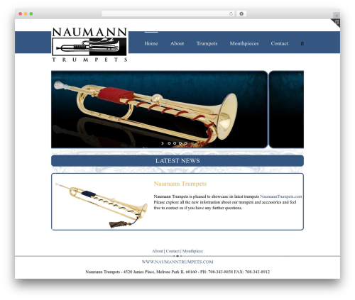 Theme WordPress Avada - naumanntrumpets.com