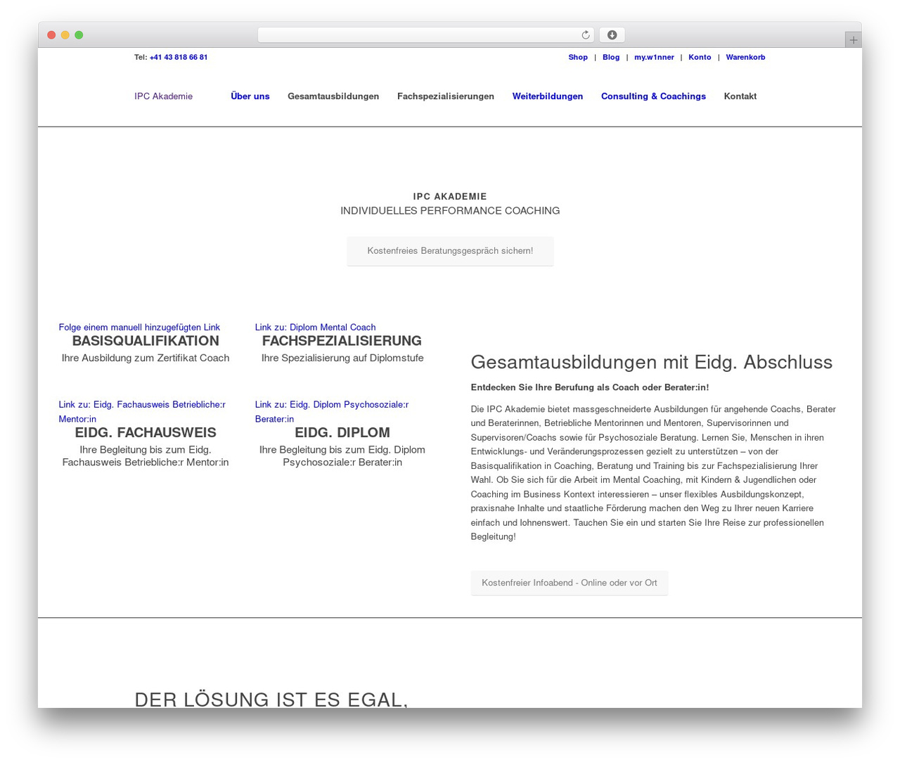 Theme WordPress Enfold - ipc-akademie.com