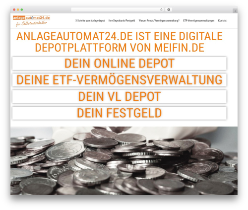 Wordpress plugin main WordPress plugin - anlageautomat24.de