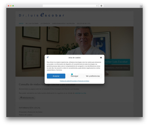 WordPress theme LuisEscobar - doctorluisescobar.com