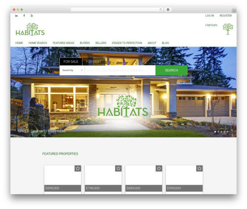 WordPress theme Madison - habitatsbyjeff.com