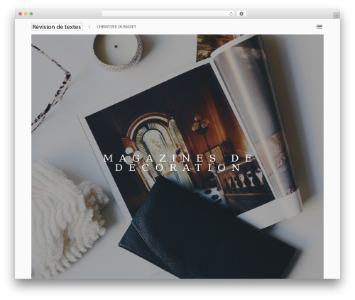WordPress theme Okno - revisiondetextes.com